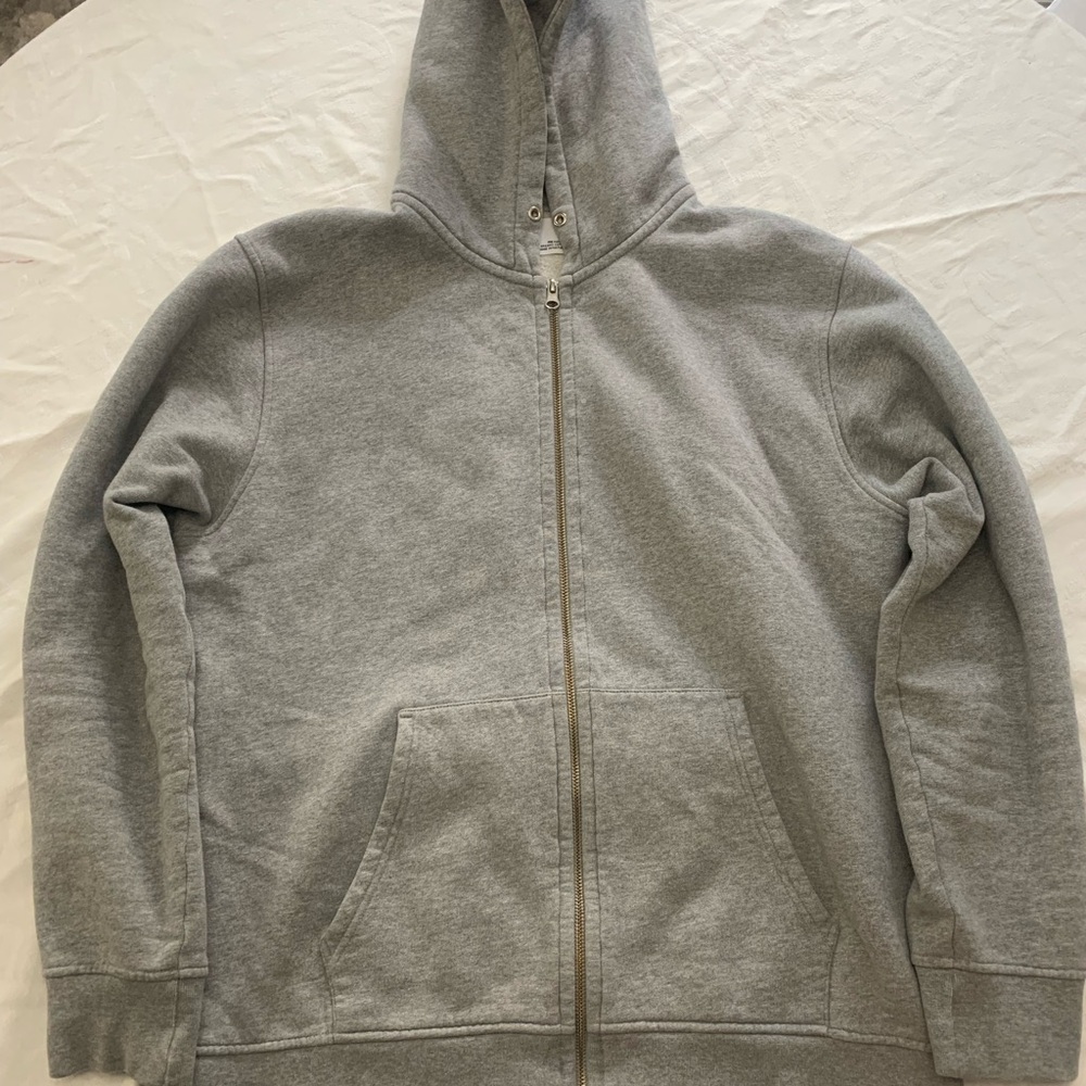 Gray Zip-Up Hoodie by Colorful Standard